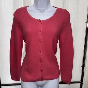 Chic Pink Knit Vintage Cardigan for Any Occasion